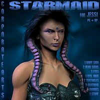 Texture- & CharacterSet STARMAID for POSER 6 JESSI