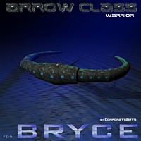 3D BRYCE model ARROW WARRIOR CLASS