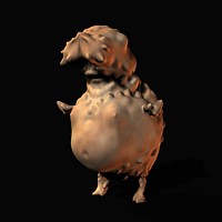 FREE 3D Model THE CHICKEN