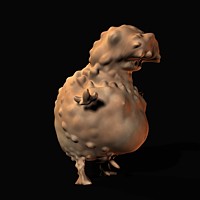 FREE 3D Model THE CHICKEN