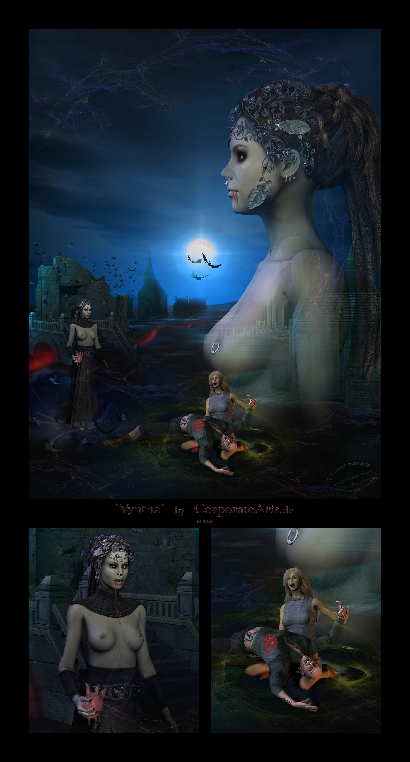 2d + 3d illustration VYNTHA available in XXL poster size !