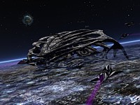 SciFi 3D Wallpaper SPACEFROGS & WARMACHINES